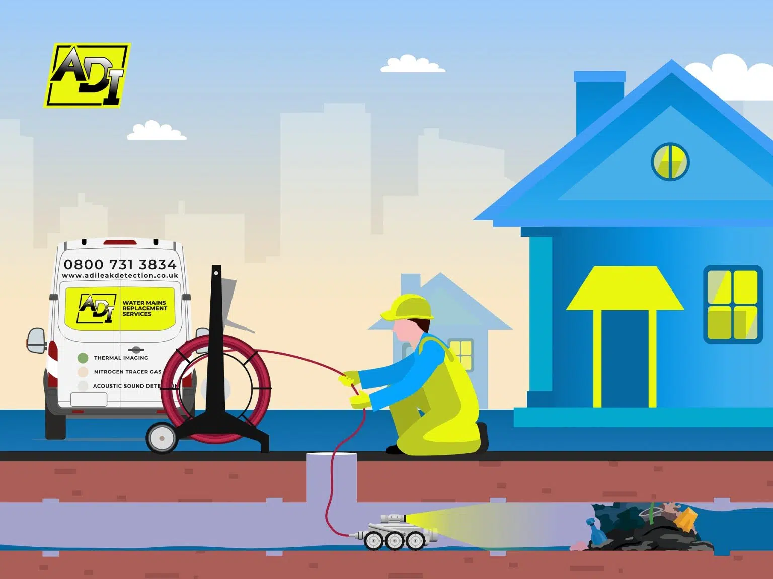 Drainage CCTV Surveys & Investigations Mansfield